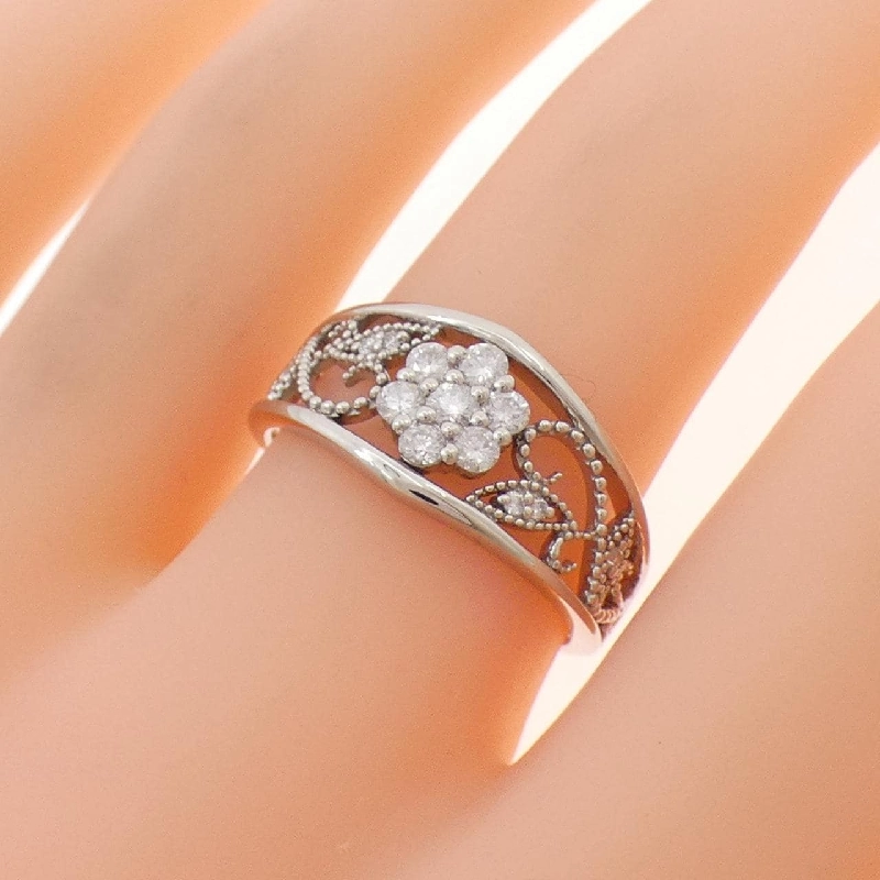 Nhẫn kim cương hoa PT900 0.31CT - Hàng hiệu Authentic 847971