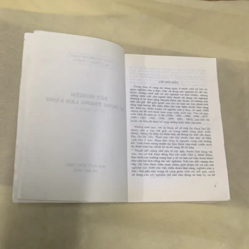 XÉT NGHIỆM SỬ DỤNG TRONG LÂM SÀNG - GS.TS NGUYỄN THẾ KHÁNH - GA.TS. PHẠM TỬ DƯƠNG 739955