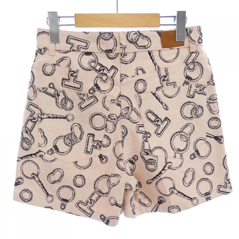 HERMES Kính vạn hoa hiệu ứng tinh tế Crude Cell Cartouche 4H0462DD Quần short - Hàng hiệu Chính hãng 818410