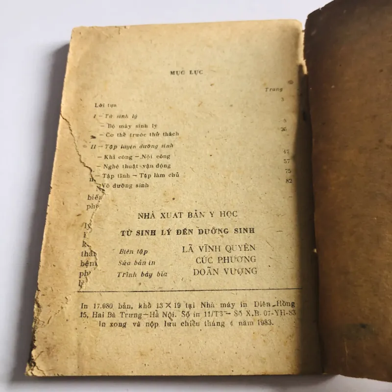 TỪ SINH LÝ ĐẾN DƯỠNG SINH ( Nguyễn Khắc Viện) 758091