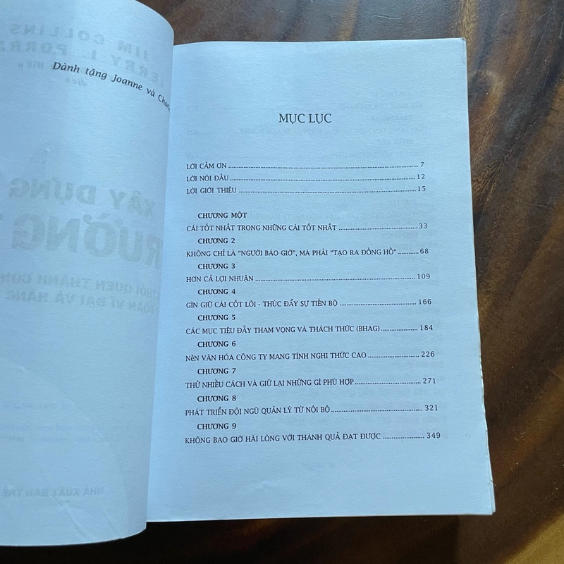 II Tựa sách: Xây Dựng Để Trường Tồn - JIM COLLINS & JERRY I. PORRAR - 2007 454367