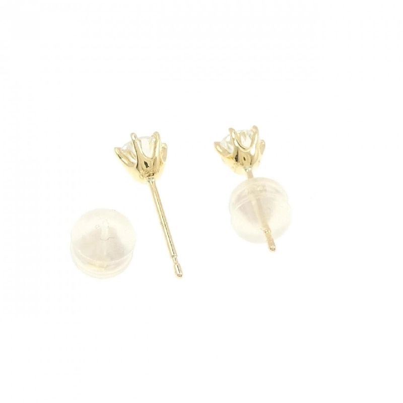 K18YG Bông tai Kim cương 0.226CT 0.223CT H SI1 Tốt - Hàng hiệu Chính hãng 874174