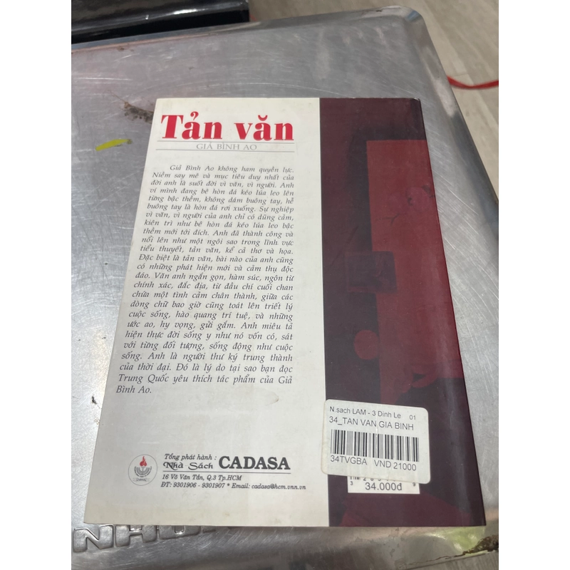 Tản Văn - Giả Bình Ao .56 322746