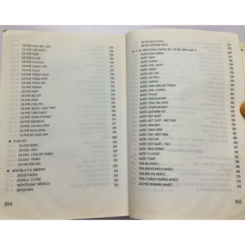 501 CÔNG THỨC PHA CHẾ NƯỚC HOA QUẢ VÀ COCKTALL - 359 trang , nxb: 2007 354915