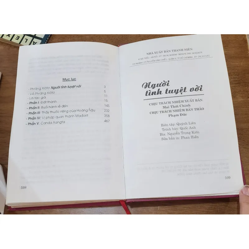 Tiểu thuyết NGƯỜI TÌNH TUYỆT VỜI (Frank Slaughter) - bìa cứng, 598 trang 753710