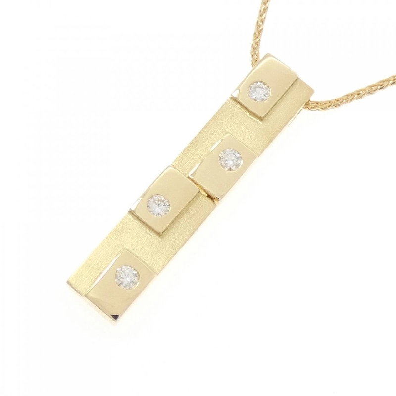 K18YG Dây chuyền kim cương 0.32CT - Hàng hiệu Chính hãng 860932