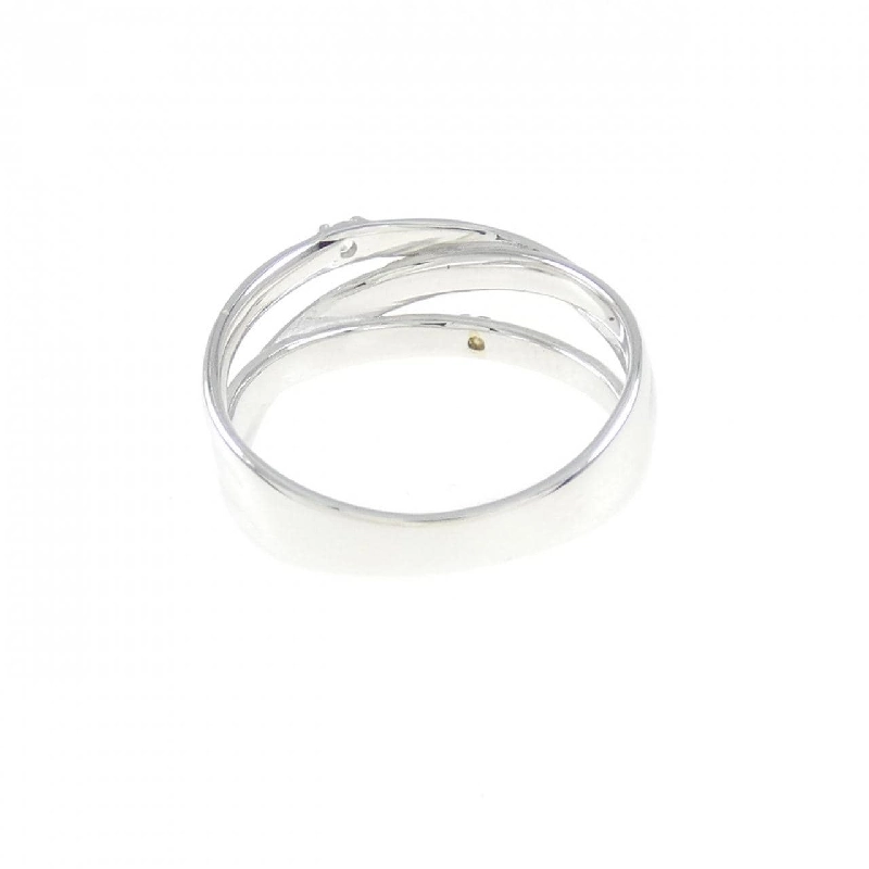 Nhẫn nhẫn ngón út kim cương K14WG 0.03CT 669941