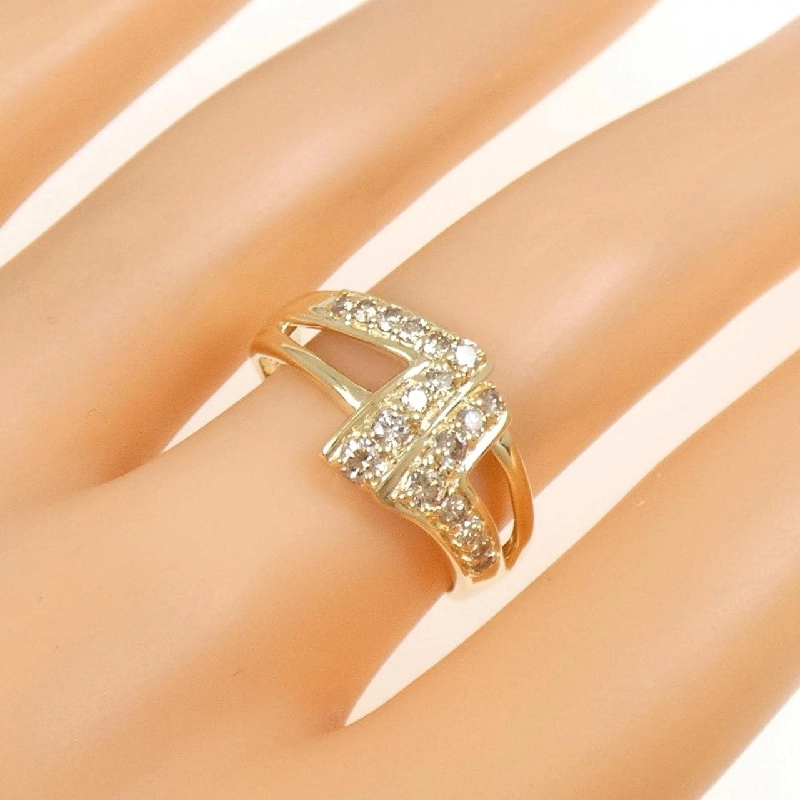 Nhẫn kim cương K18YG 0.56CT - Hàng hiệu Authentic 848150