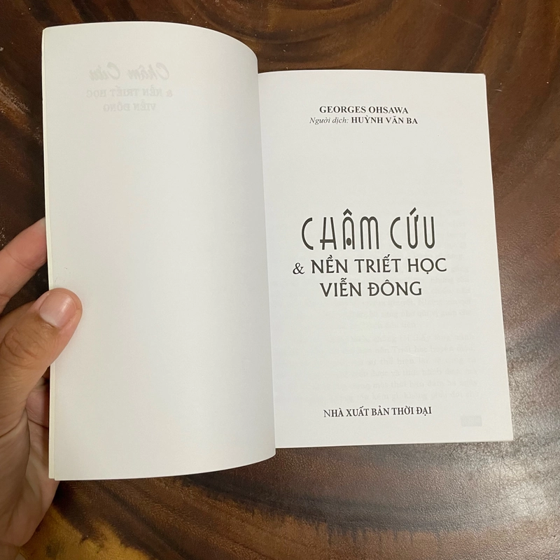 II Tựa sách: Châm Cứu & Nền Triết Học Phương Đông - GEORGES OHSAWA - 2014 445332