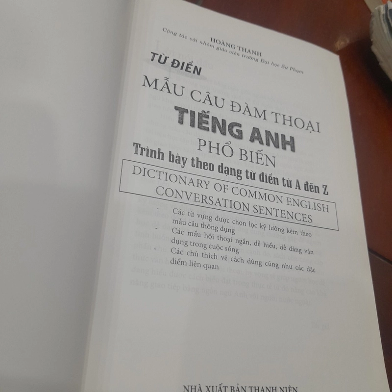 TỪ ĐIỂN mẫu câu đàm thoại tiếng Anh 455128