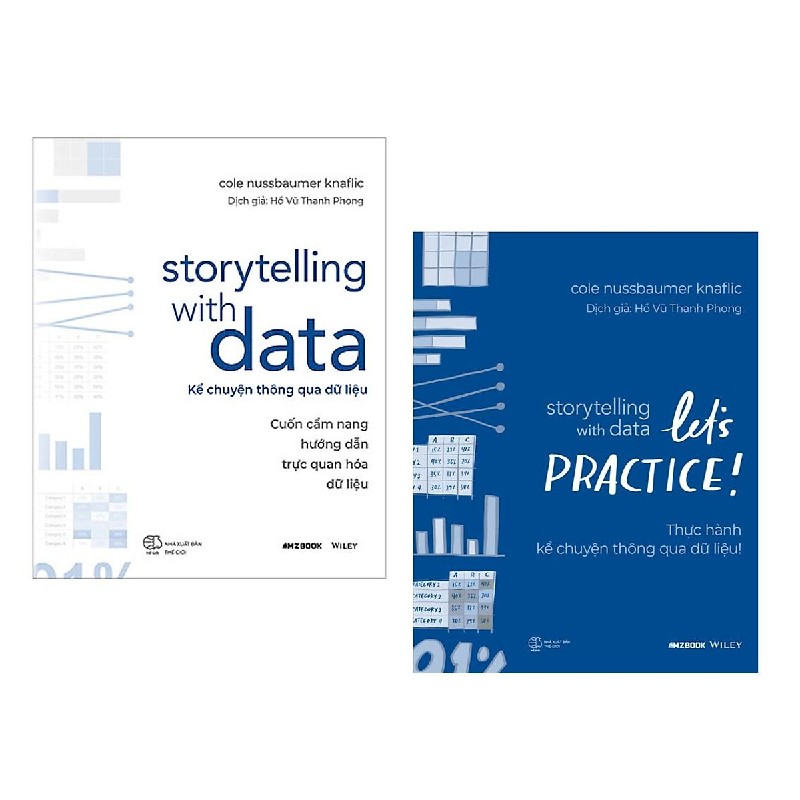 Bộ 2 cuốn Storytelling with data - Kể chuyện thông qua dữ liệu và Thực hành  19485