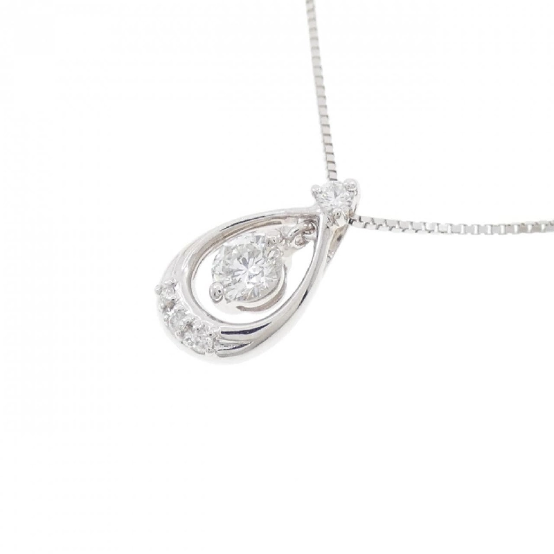 K18WG/K14WG Dây chuyền kim cương 0.172CT - Hàng hiệu Authentic 861588