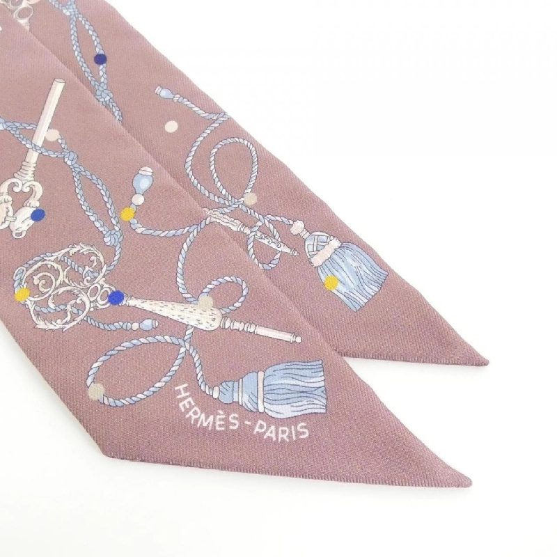 【Sản phẩm chưa sử dụng】Hermès LES CLES A POIS Twilly 063871S Khăn quàng 624820