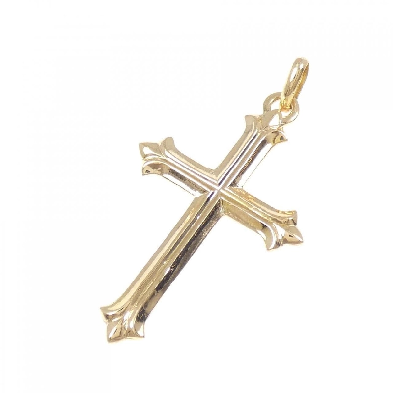 K18YG Mặt dây chuyền hình chữ thập - Hàng hiệu Chính hãng 864127