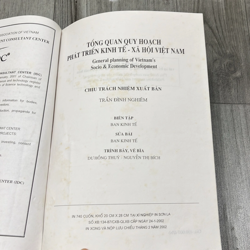 Tổng quan quy hoạch phát triển kinh tế- xã hội việt nam tập 2. 8a3 545061