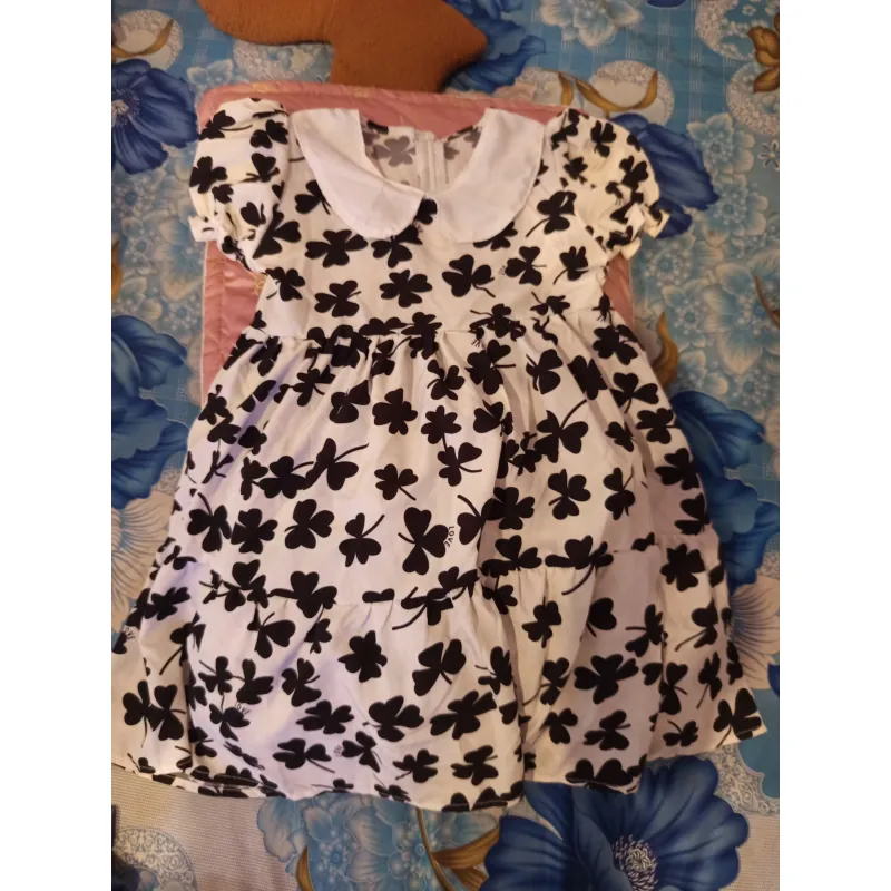 Váy hoa cổ sen bé gái 5-6t 753135