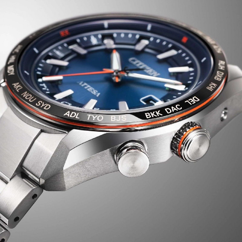 Đồng hồ điện tử Citizen Attesa H145-007JD02/CB0287-68L TI Solar Quartz - Hàng hiệu Chính hãng 882631