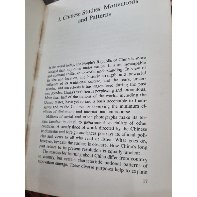 UNDERSTANDING CHINA: AN ASSESSMENT OF AMERICAN SCHOLARLY RESOURCES - JOHN M. H. LINDBECK 119750