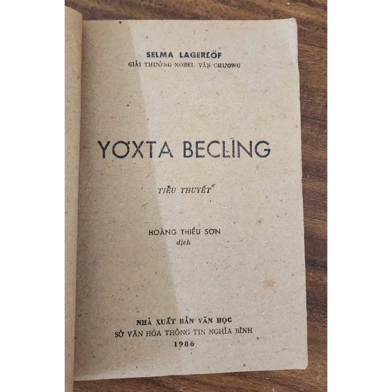 Giải Nobel Văn chương 1909 - nhà văn Selma Lagerlof | Truyền thuyết Gösta Berlings  751129