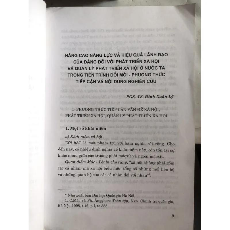 Đảng lãnh đạo phát triển xã hội và quản lý phát triển xã hội thời kỳ đổi mới 606005