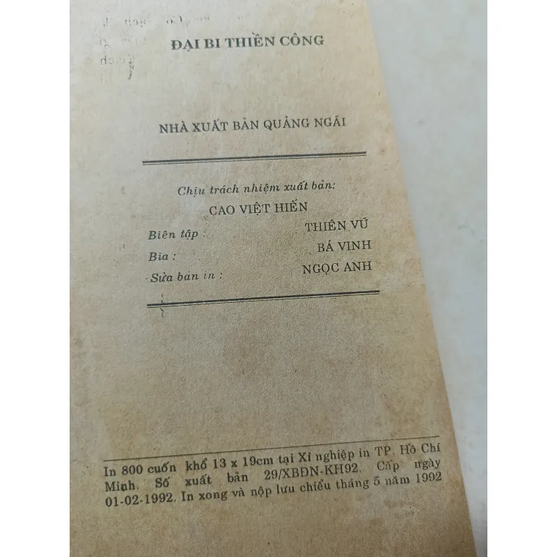 Đại Bi Thần Công ( 5 tập) - Kim Dung 992920