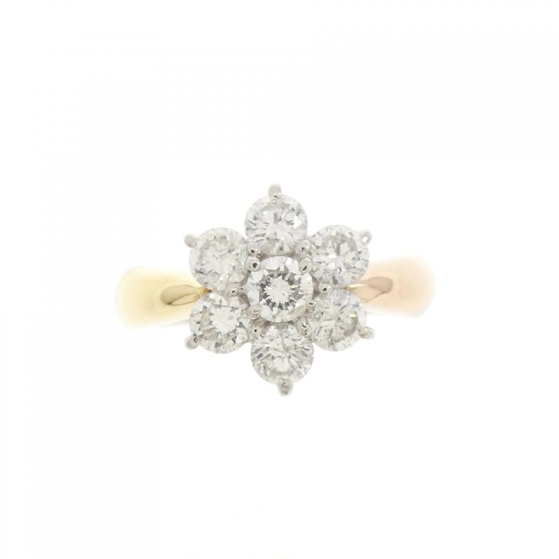 PT/K18YG/K18PG Nhẫn Kim Cương Hoa 1.00CT 673589