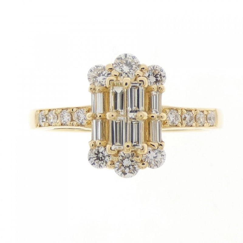 【Sản phẩm mới】Nhẫn kim cương K18YG 0.50CT 671543