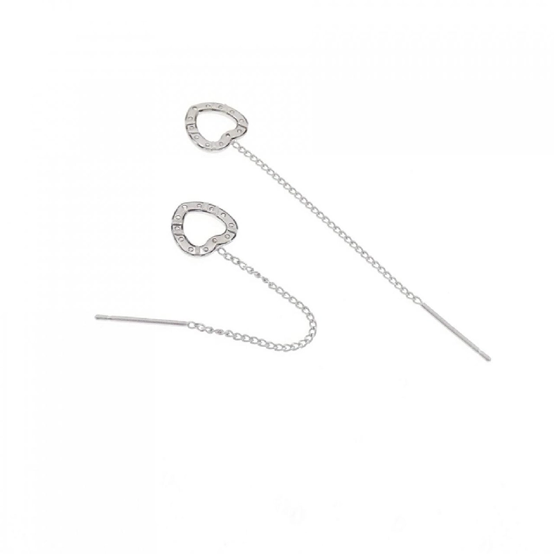 K14WG Bông tai kim cương hình trái tim - Hàng hiệu Authentic 866191