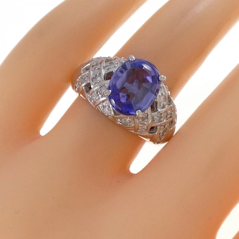 Nhẫn Tanzanite PT900 3.82CT - Hàng hiệu Authentic 853368