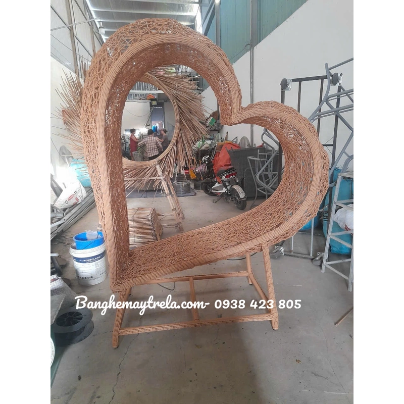 Ghế chụp hình ngoài trời mây tre 445502