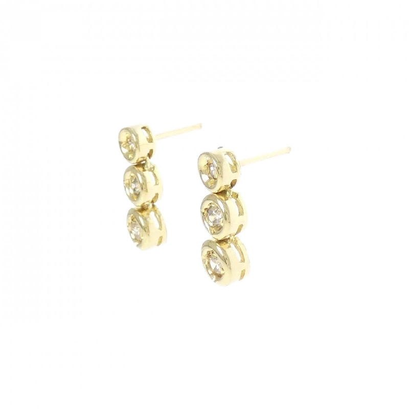 K18YG Bông tai kim cương 0.2CT - Hàng hiệu Chính hãng 876652