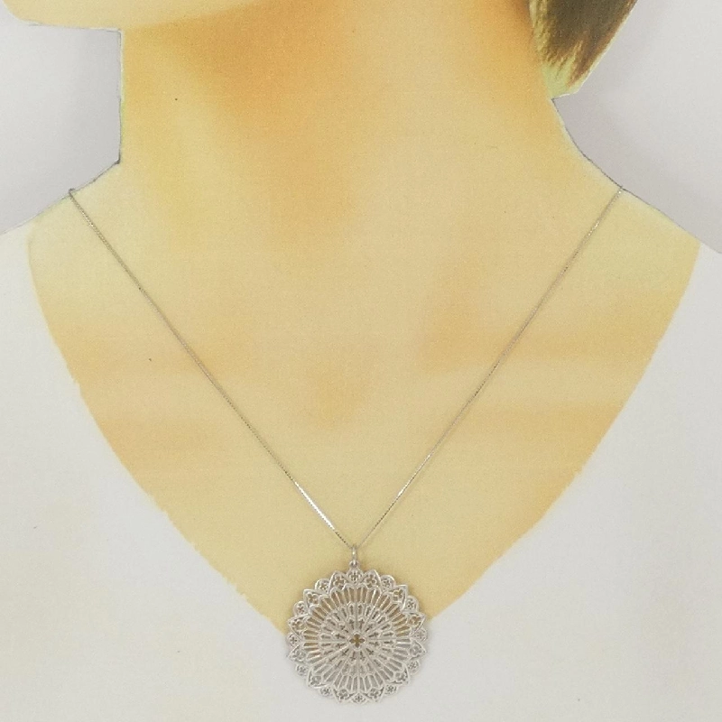 K18WG Necklace - Hàng hiệu Authentic 860961