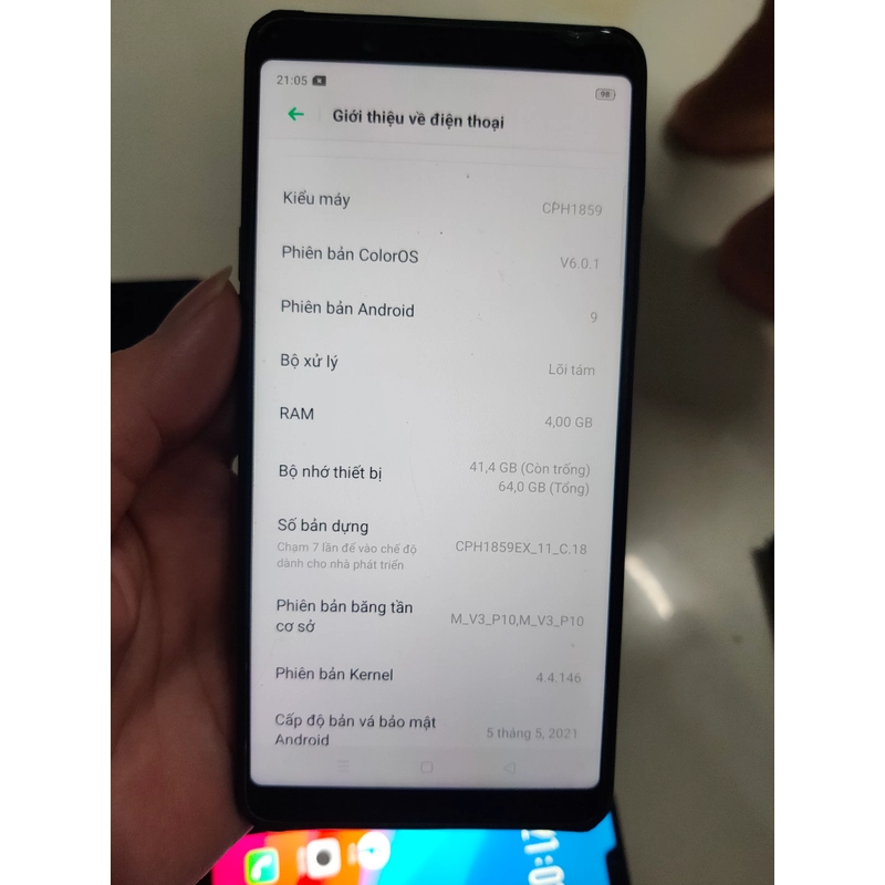 Oppo F7 youth Ram4 Rom64 276091