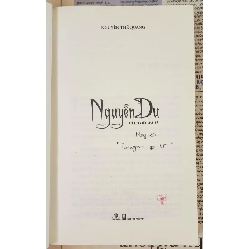 Tiểu thuyết lịch sử của Nguyễn Thế Quang: NGUYỄN DU (416 trang) 1003737