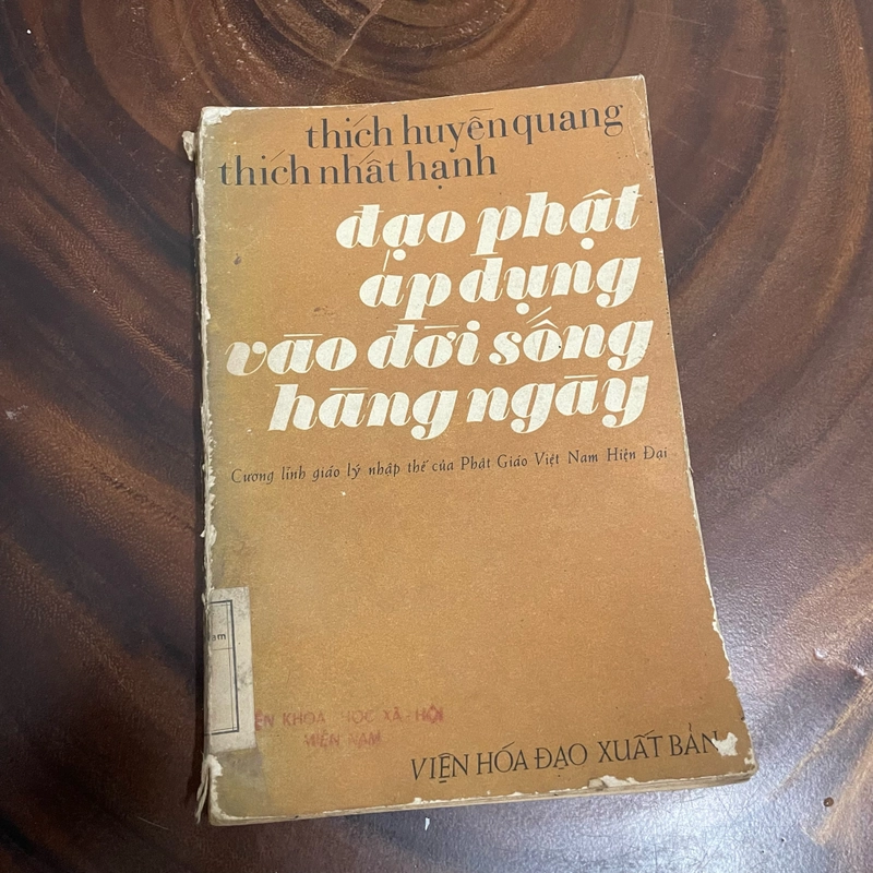 II Tựa sách: Đạo Phật Áp Dụng Vào Đời Sống Hàng Ngày - Thích Huyền Quang & Thích Nhất Hạnh 446205