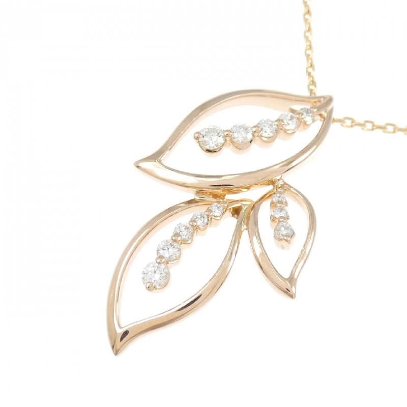 K18PG Dây chuyền kim cương 0.33CT - Hàng hiệu Authentic 857827