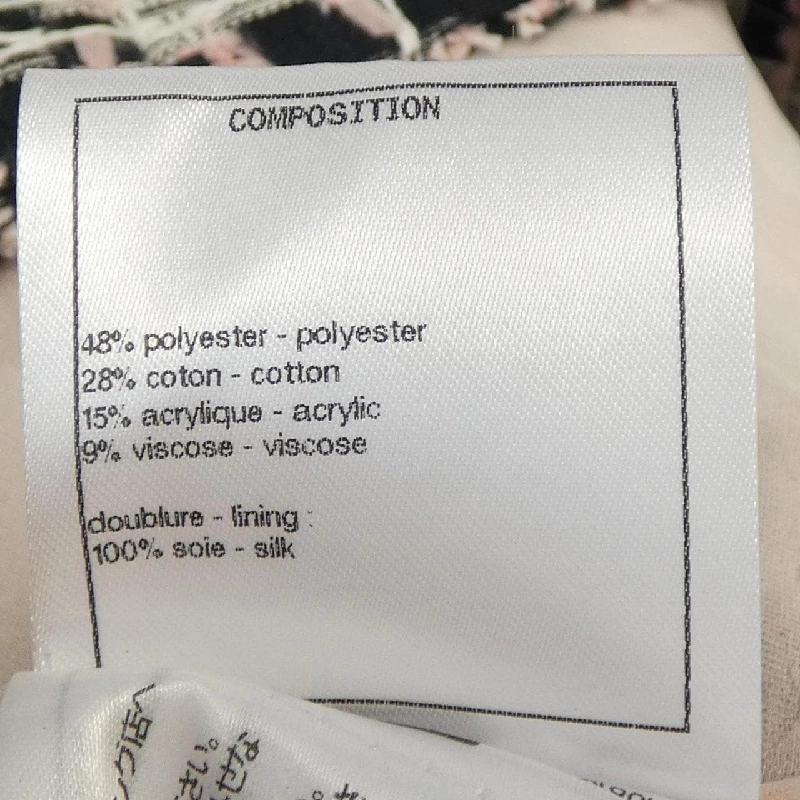 Jacket không cổ CHANEL P63285V48680 20P 630019