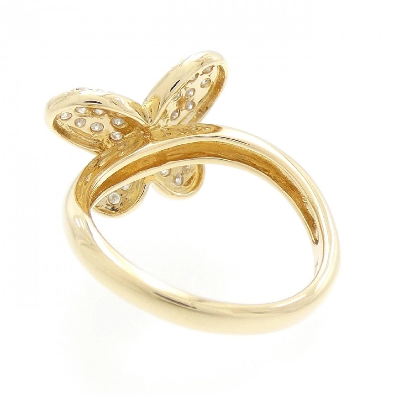 Nhẫn kim cương pavé bướm K18YG 0.50CT 671483