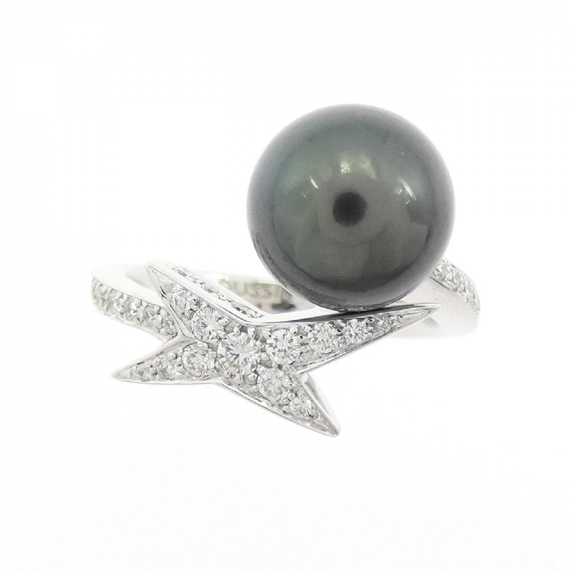 Mouboussan Nhẫn Ngọc Trai Đen 9.1mm - Hàng hiệu Chính hãng 837601