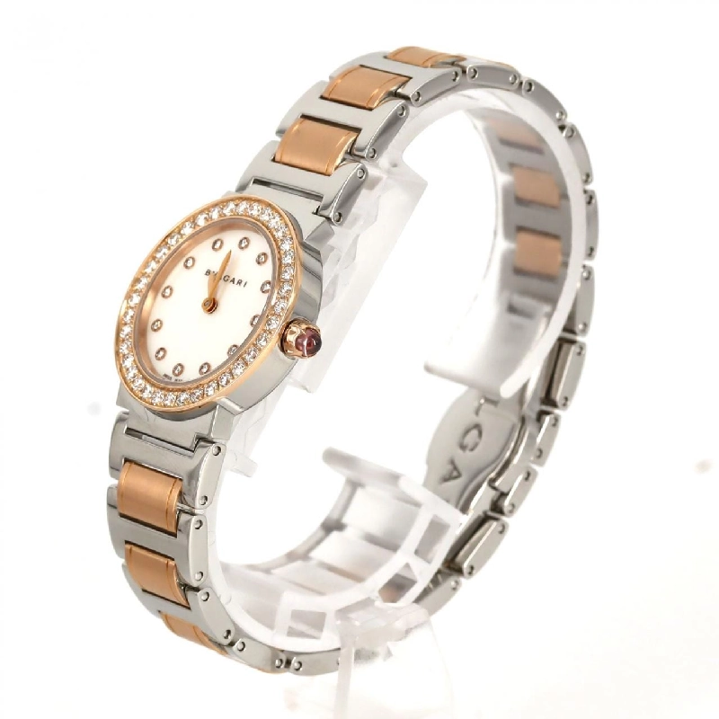 Bulgari Bulgari Bulgari PG kết hợp/D･12P BBLP26SG/102477 SSxPG Quartz - Hàng hiệu Chính hãng 875954