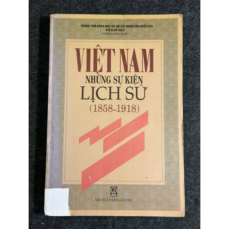 VIỆT NAM – NHỮNG SỰ KIỆN LỊCH SỬ (1858–1918) 461372