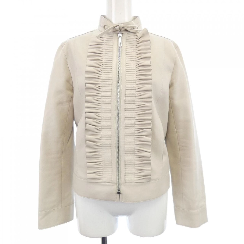 Áo khoác da HERMES 2H1213D4 627783