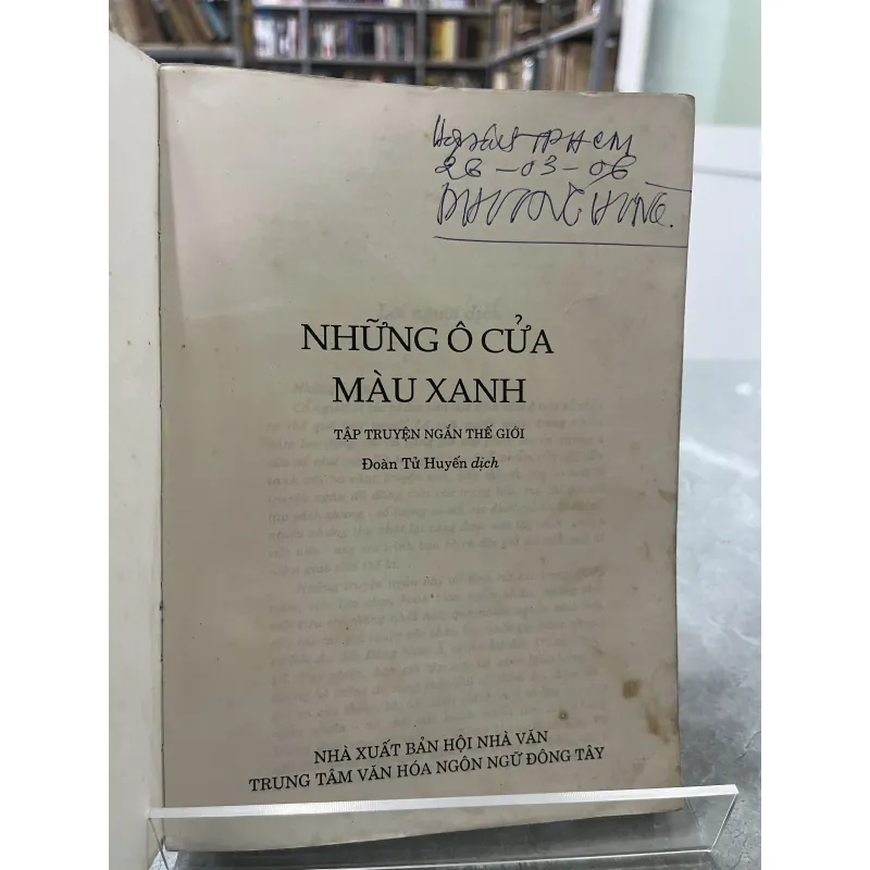 NHỮNG Ô CỬA MÀU XANH - ĐOÀN TỬ HUYẾN 761993