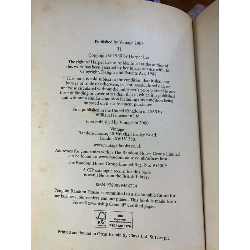 To Kill A Mocking Bird - Harper Lee 760486