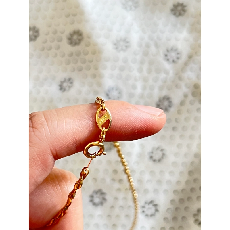 Vòng cổ gold hiệu jaban dài 4,5tấc 550010