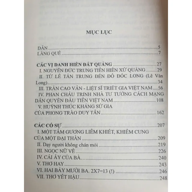 Sách Danh, Hiền & Cố Sự Quê Xưa Nguyễn Q. Thắng - Mới 674784