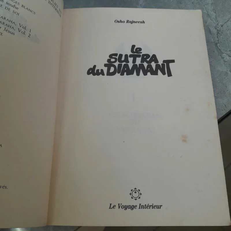 LE SUTRA DU DIAMANT - OSHO RAJNEESH 784297