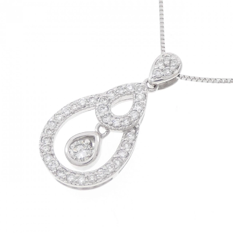 K18WG Dây chuyền kim cương 0.50CT - Hàng hiệu Chính hãng 866614