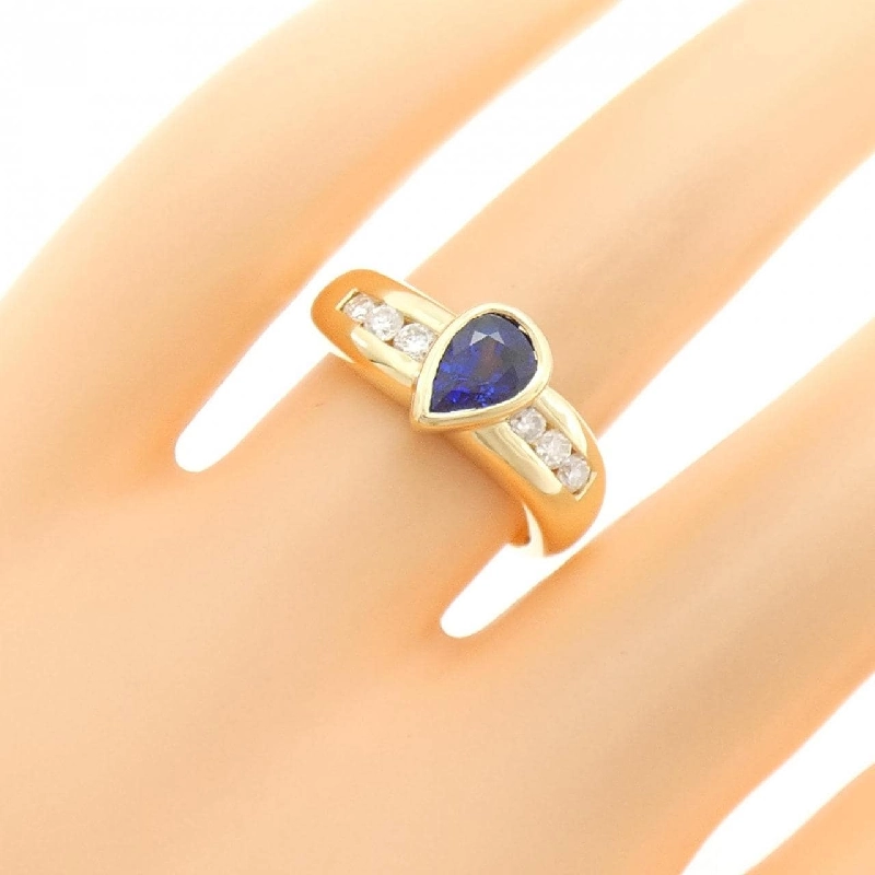 Nhẫn Sapphire K18YG 1.13CT 669279