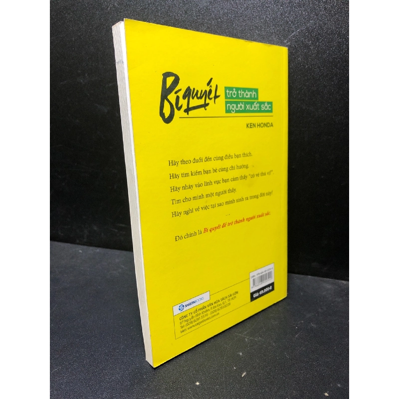 KEN HONDA - Bí quyết trở thành người xuất sắc 2018 mới 90% (khoa học đời sống , kỹ năng sống) HCM2301 913231